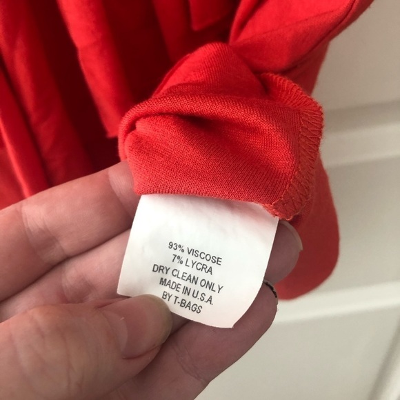 Orange T- Bags Los Angeles Size M Top - Picture 3 of 14